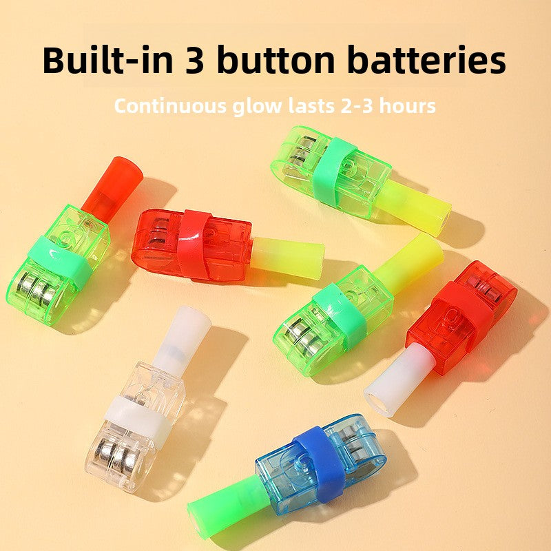 Finger light projection lamp