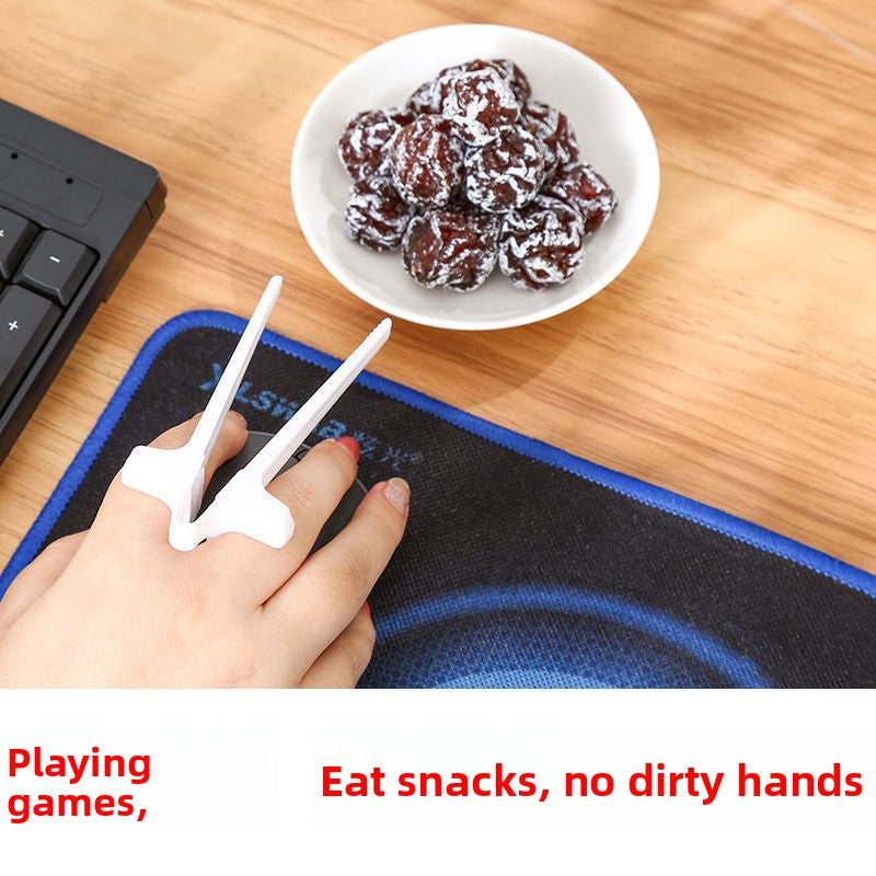 Finger Loop Chopsticks for Easy Eating and Snacking