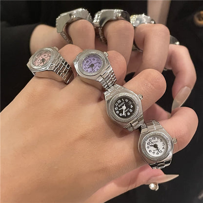 finger ring watch