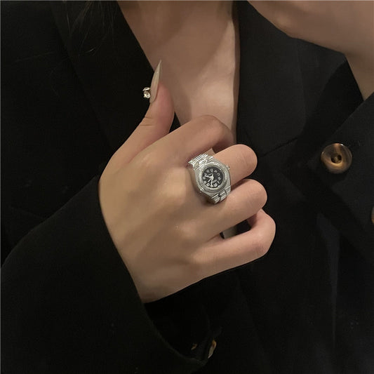 finger ring watch