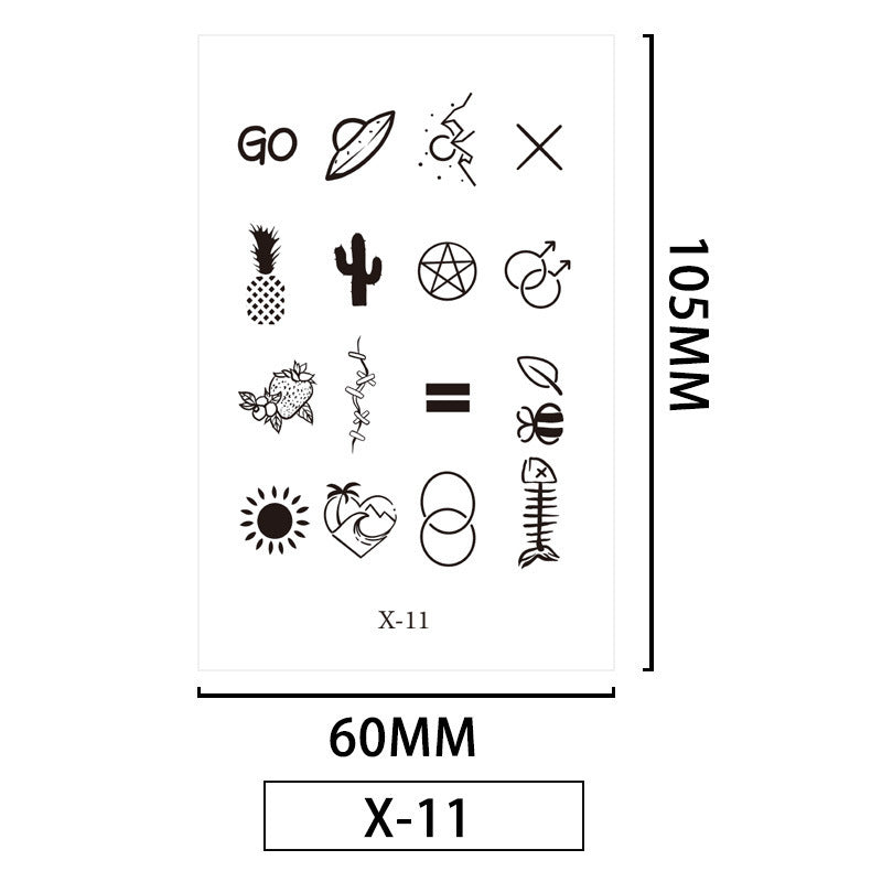 Finger Tattoo Stickers