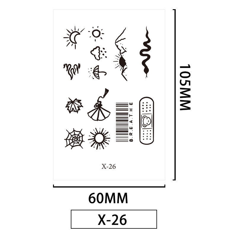 Finger Tattoo Stickers