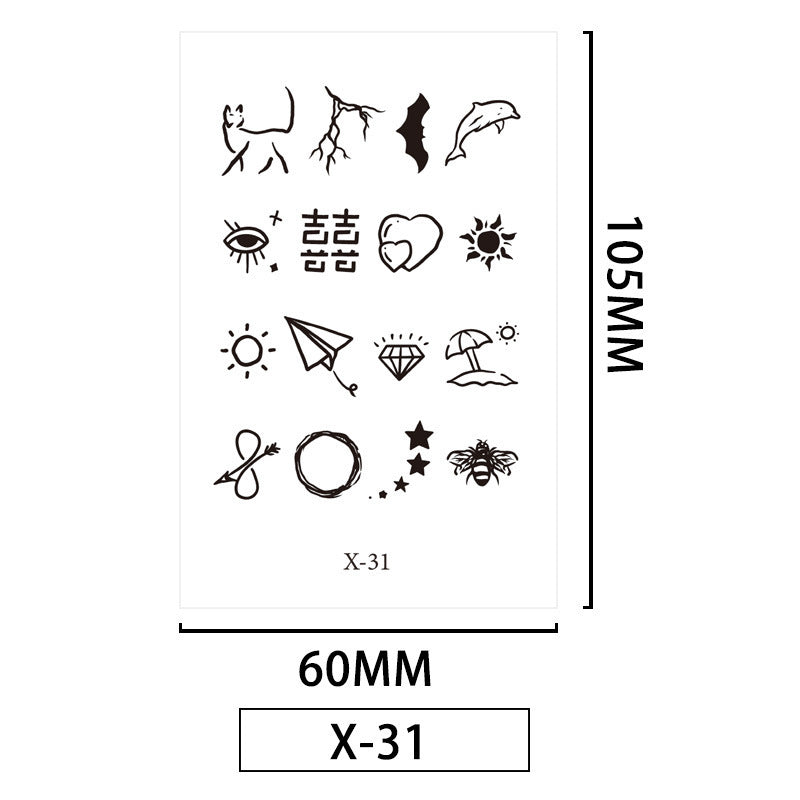 Finger Tattoo Stickers