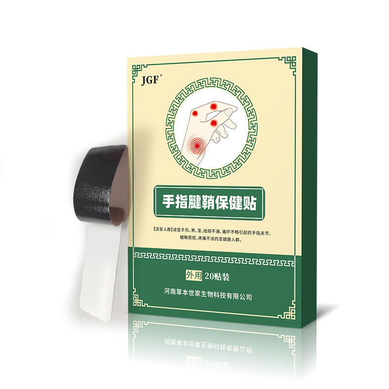 Finger tendon sheath patch