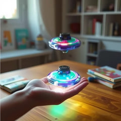 Land and air spinning top ● Blue