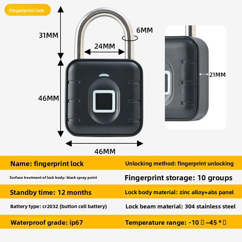 Fingerprint Padlock