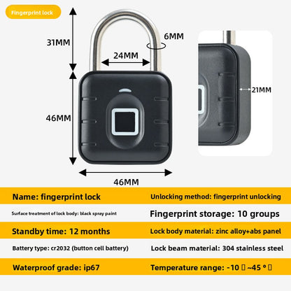Fingerprint Padlock