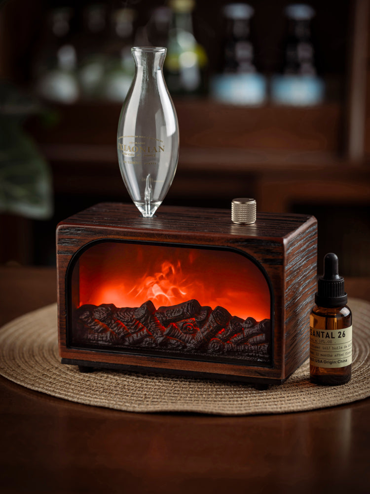 Fireplace aroma diffuser