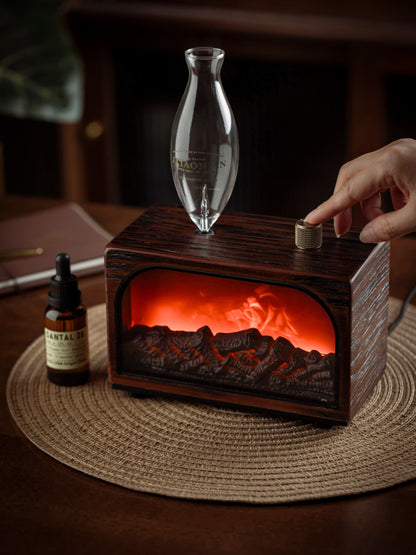 Fireplace aroma diffuser