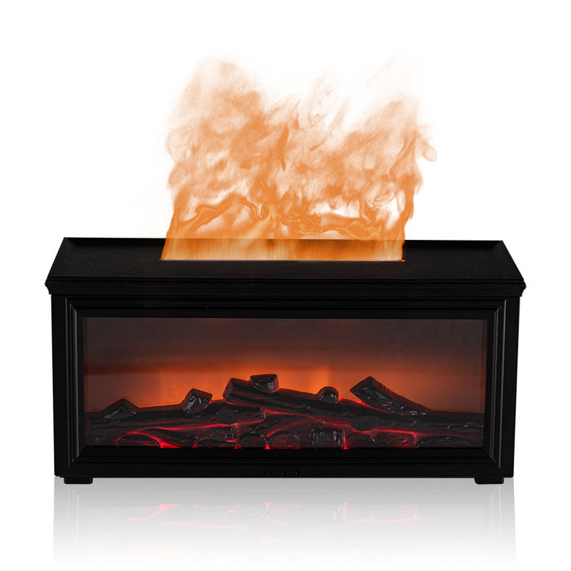 Fireplace flame aroma diffuser
