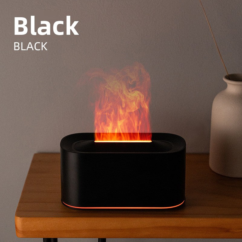 Fireplace Flame Aroma Diffuser with Remote Control and Humidifier