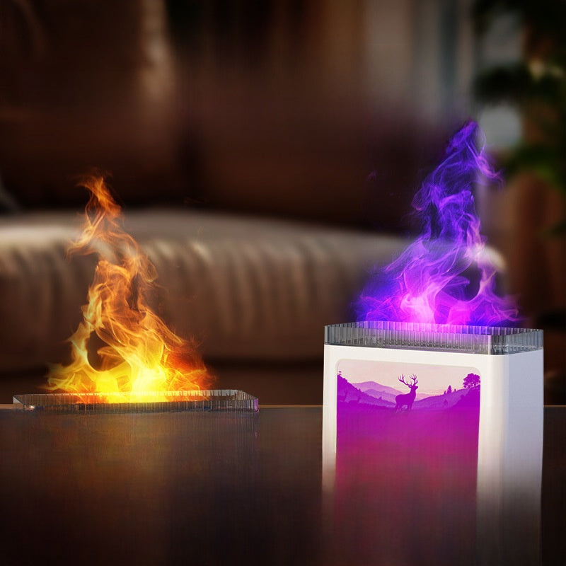fireplace flame humidifier fragrance