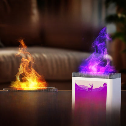 fireplace flame humidifier fragrance