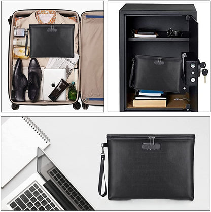 Fireproof Password Lock Document Bag