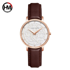 1073W1 White-faced Rose-gold Mesh Belt