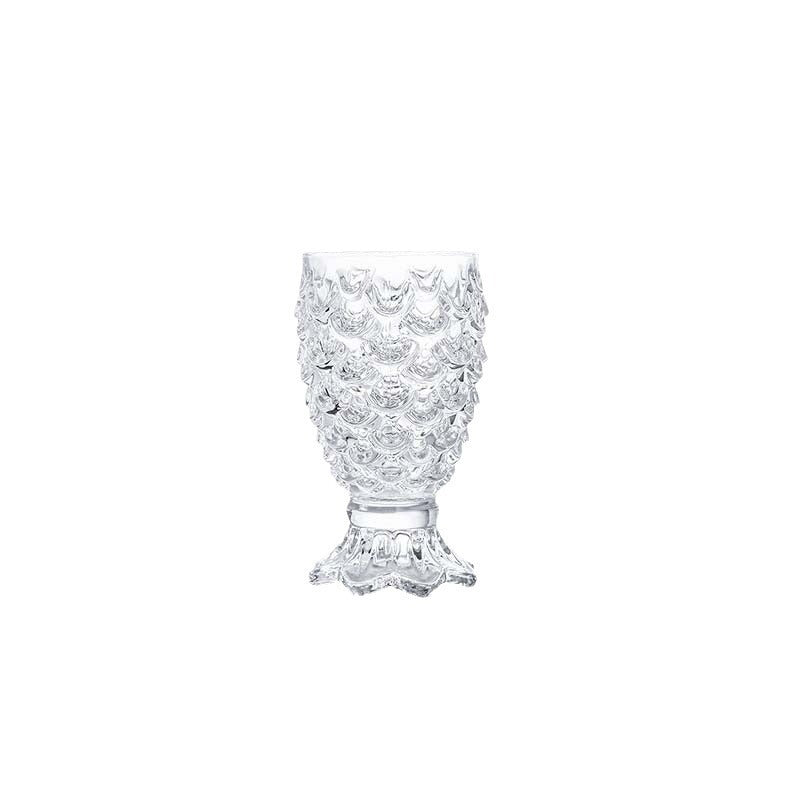 Fish scale glass cup