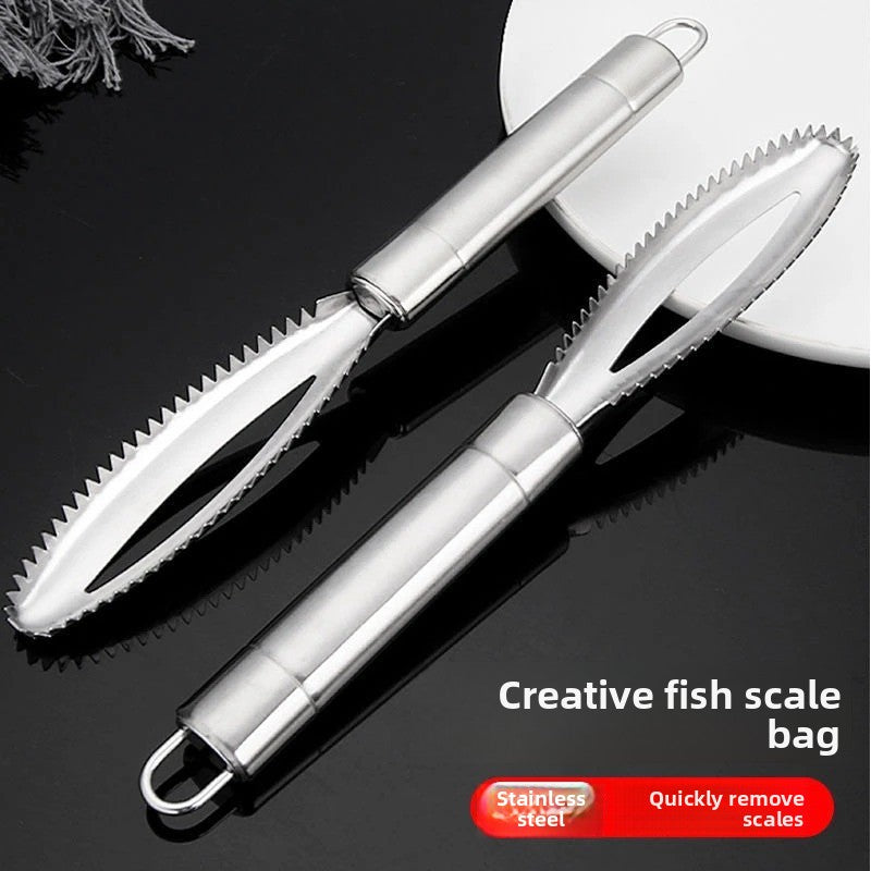 Fish-scale scraper