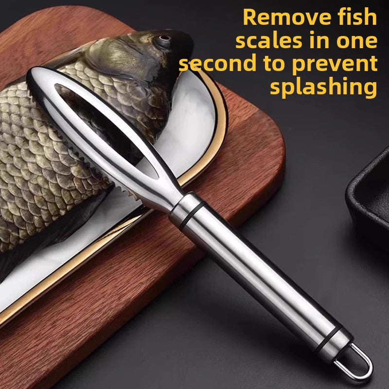 Fish-scale scraper