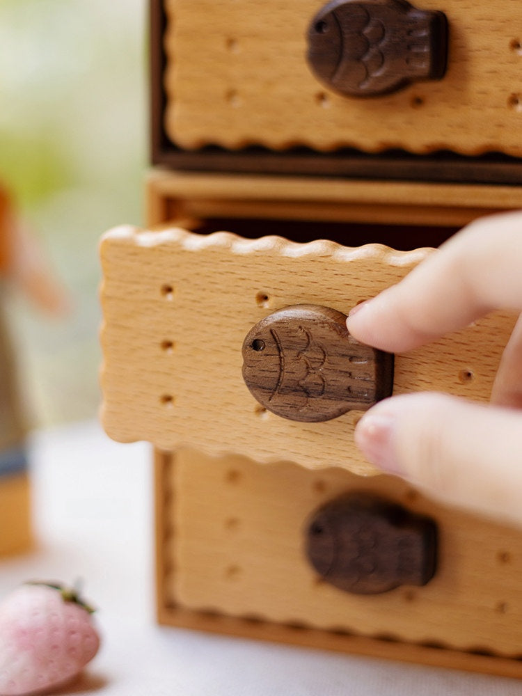 Fish Shaped Wooden Storage Box
