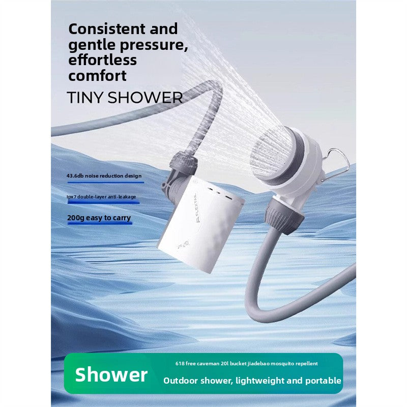 Fish-tail shower head