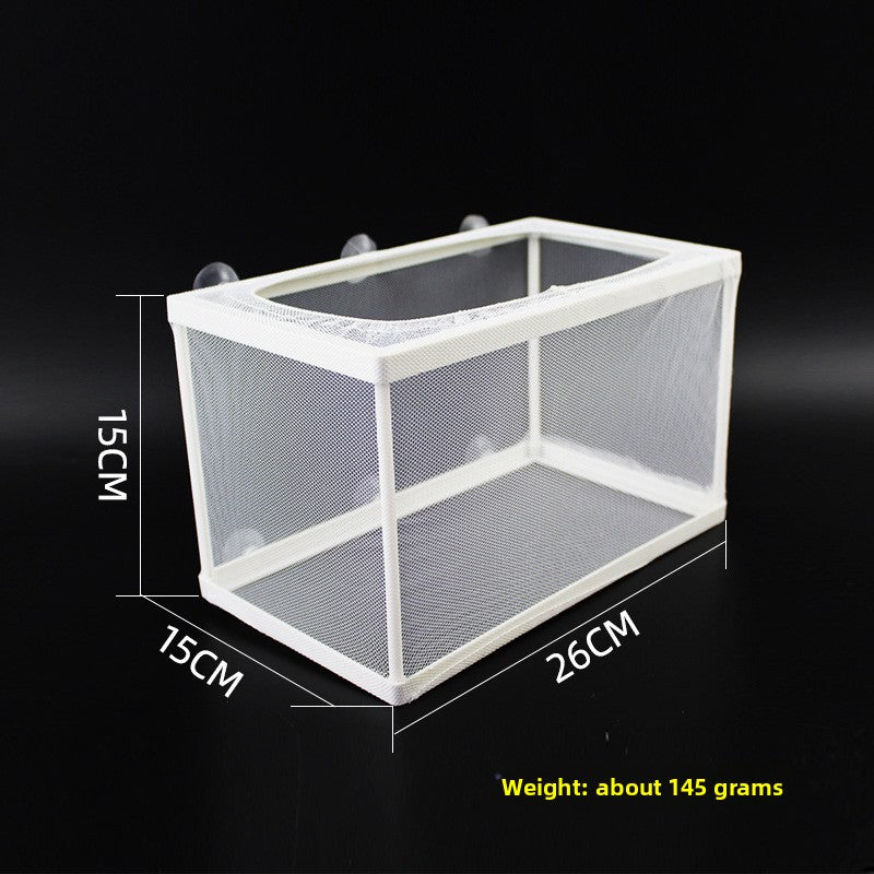 Fish Tank Isolation Box with Suction Cup for Breeding