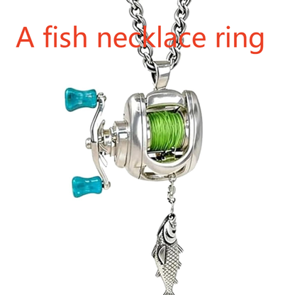 Fishing Reel Necklace