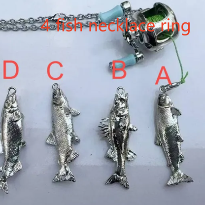 Fishing Reel Necklace