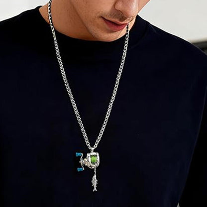 Fishing Reel Necklace