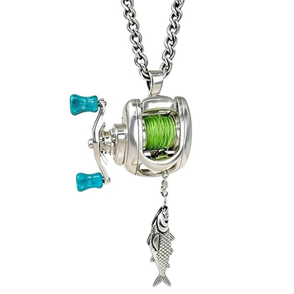 Fishing Reel Necklace