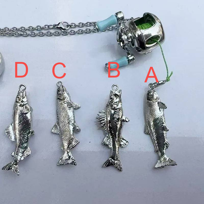 Fishing Reel Necklace