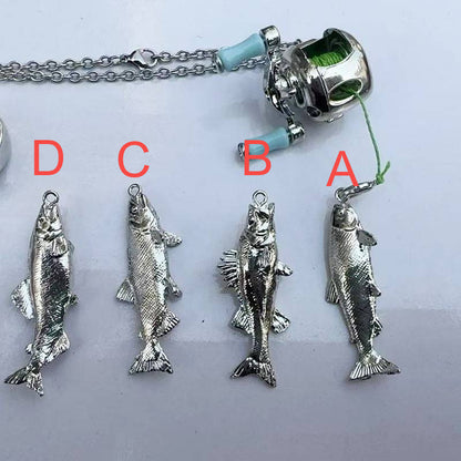 Fishing Reel Necklace