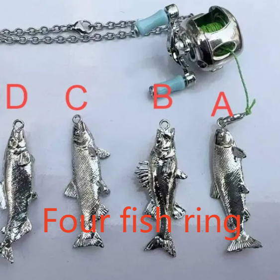 Fishing Reel Necklace