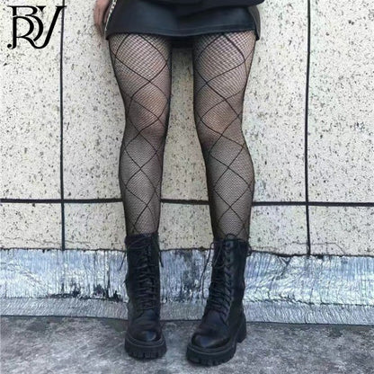 Fishnet One-Piece Stockings