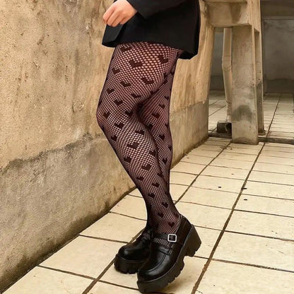 Fishnet One-Piece Stockings