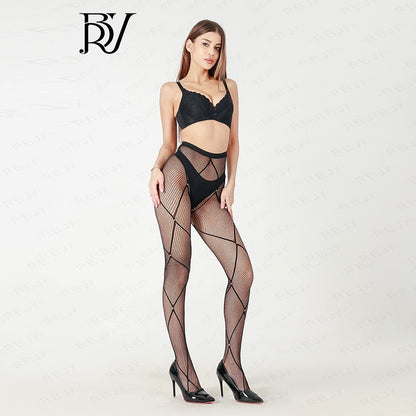 Fishnet One-Piece Stockings
