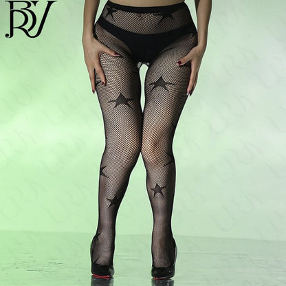 Fishnet One-Piece Stockings
