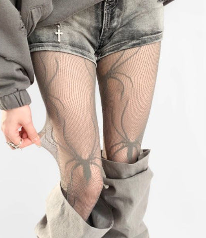 Fishnet One-Piece Stockings