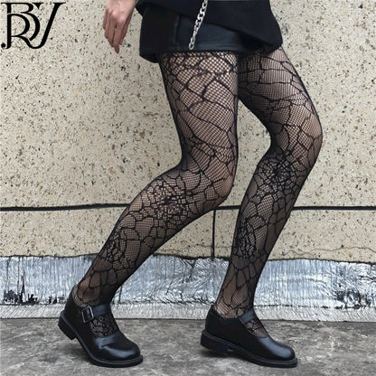 Fishnet One-Piece Stockings