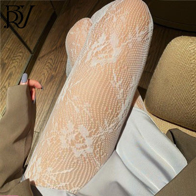 Fishnet One-Piece Stockings