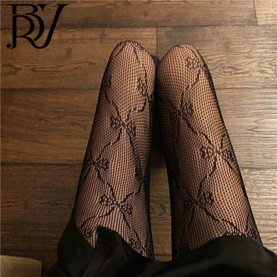 Fishnet One-Piece Stockings