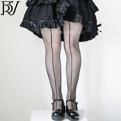 Fishnet One-Piece Stockings