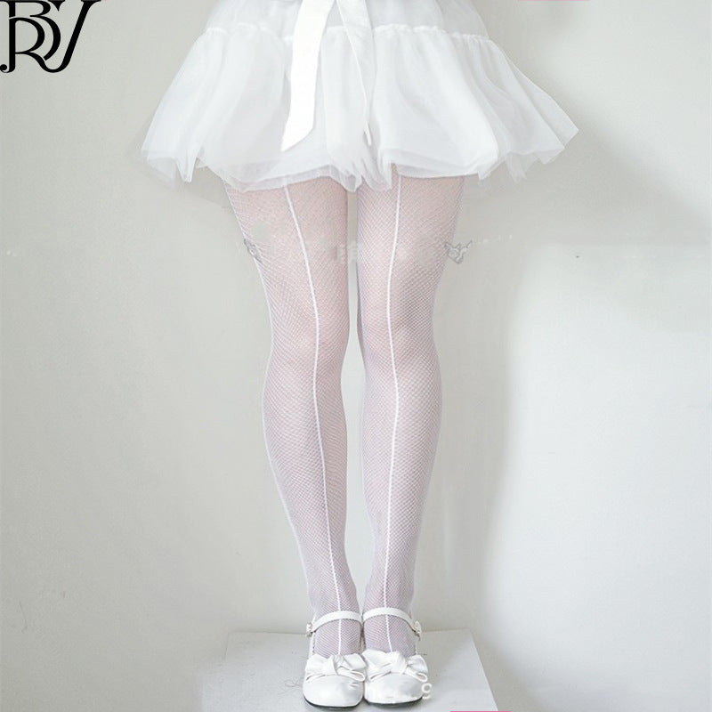 Fishnet One-Piece Stockings