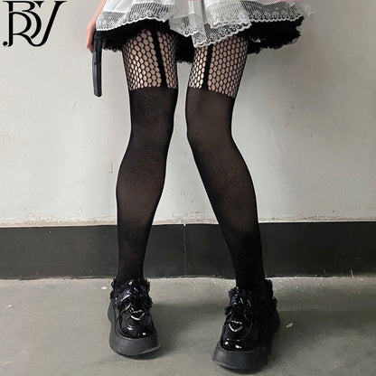 Fishnet One-Piece Stockings