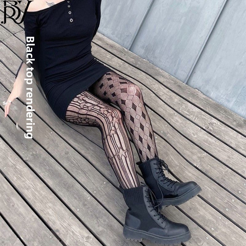 Fishnet One-Piece Stockings