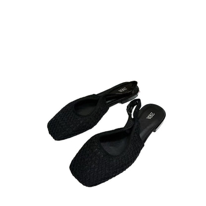 Fishnet Toe-Toe Sandals