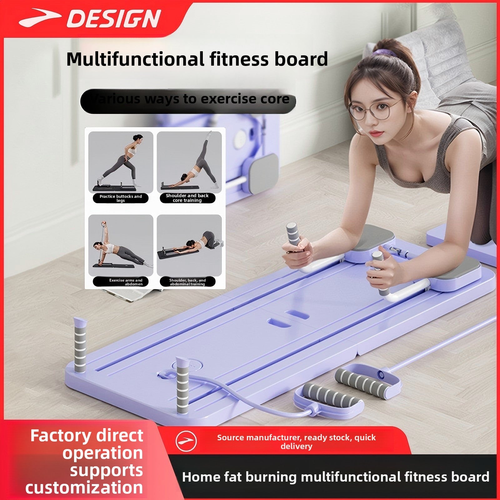 Fitness abdominal board