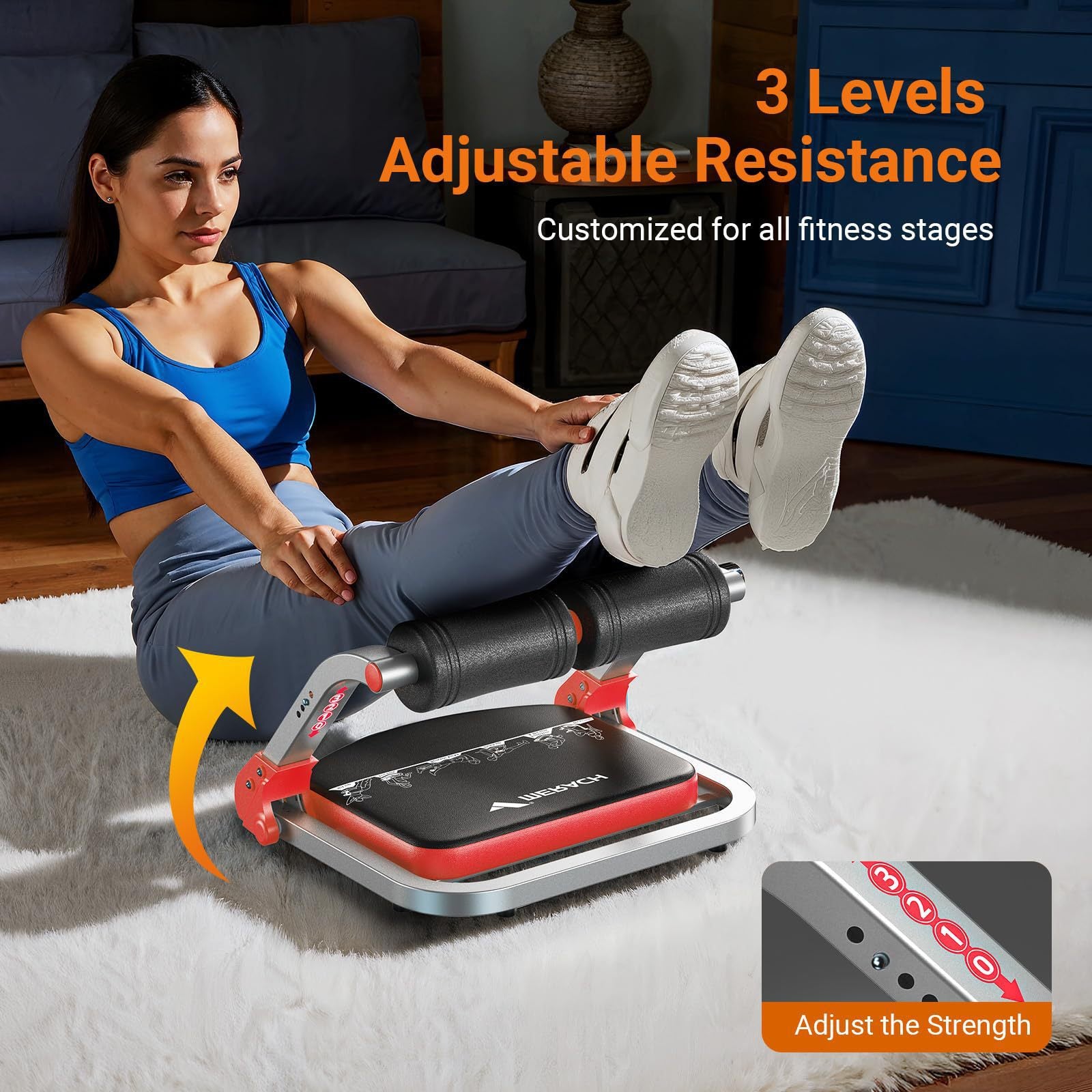 Fitness abdominal machine