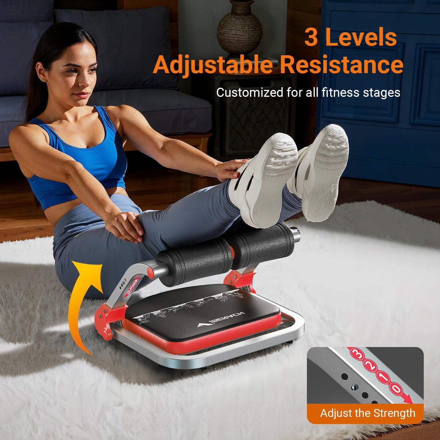 Fitness abdominal machine