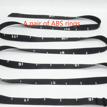 Fitness Gymnastics Rings with Adjustable Straps
