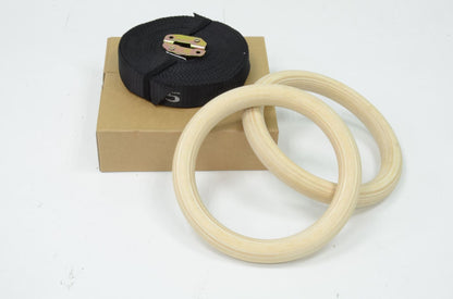 Fitness Gymnastics Rings with Adjustable Straps